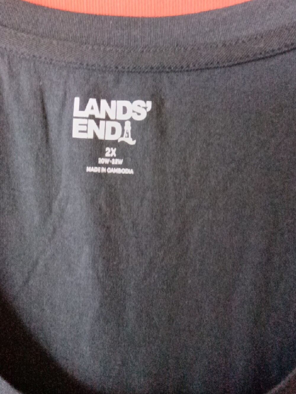 Lands' End Black Tie-Waist Maxi Dress - Picture 2 of 4
